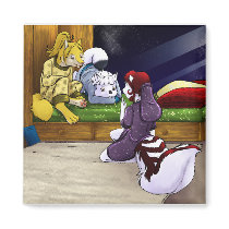 Slumber Party Refrigerator Magnet