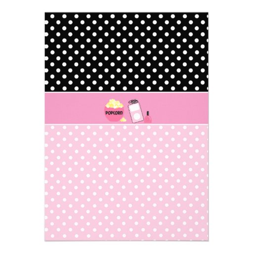 Slumber Party Personalized Invitation