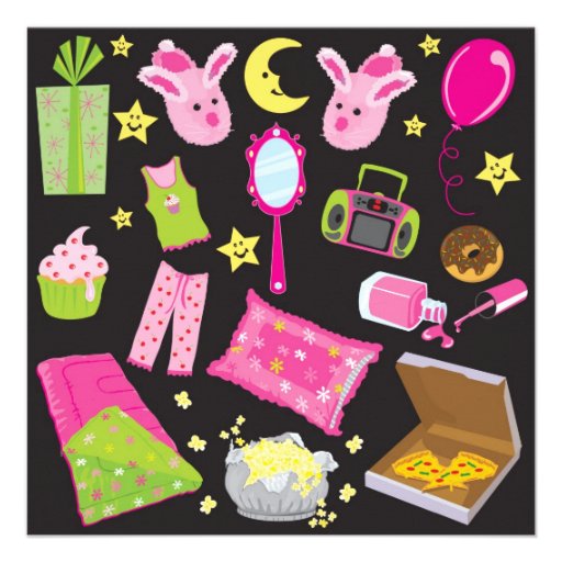 Slumber Party Pillow Fight Invitation