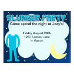 Slumber Party Sleepover Time Invite