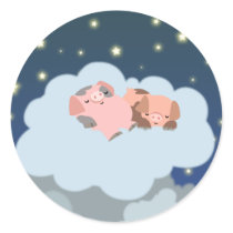 Slumbering Piglets cartoon sticker by Lioness_Graphics Slumbering Piglets cartoon sticker