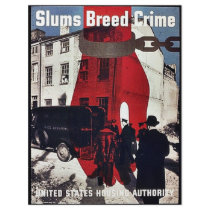 Slums Breed Crime flyers
