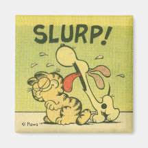 Slurp! Odie, magnet