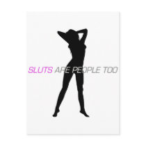 Sluts Are People Too postcards