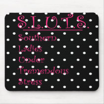 SLUTS Polka Dot Mouse Pad