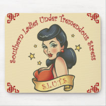 SLUTS Retro Tattoo Mousepad