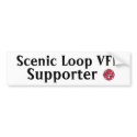 SLVFD Supporter Bumper Sticker bumper stickers