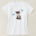 Sly Cat & Butterflies t-shirts by Lidusik Sly Cat & Butterflies t-shirts