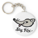 Sly fox keyring keychains