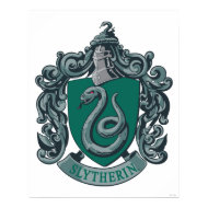 Slytherin Crest Green print
