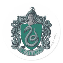Slytherin Crest Green Sticker