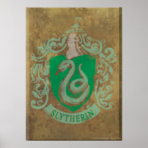 Slytherin Crest HPE6 Posters