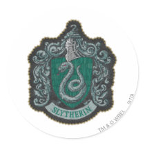 Slytherin Crest Round Stickers