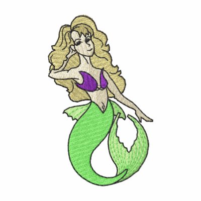 Sm Mermaid Embroidered Hoodie Sm Mermaid Embroidered Hoodie