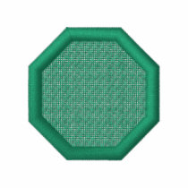 Sm Octagon Applique/ Background embroidered shirts