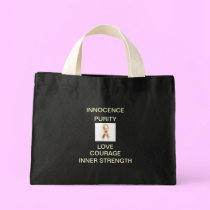 SMA AWARENESS RIBBON MINI TOTE bags