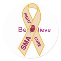 SMA AWARENESS RIBBON STICKERS