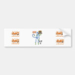 SMAC! Monkey Bumpersticker - NoMo Kiss THIS! Bumper Sticker
