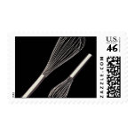 Small and large metal whisk postage
