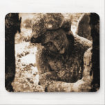 Small Angel-0024 Sepia Mouse Pad