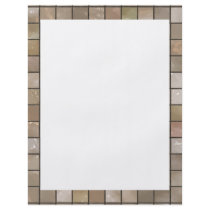 Small Bathroom Floor Tile Background Custom Flyer