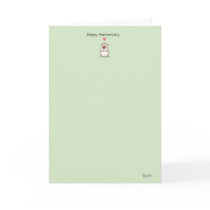 SMALL BEAR Anniversary Card