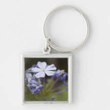 Small Blue Flowers Keychain
