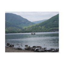 small boat on Loch Lomond Postcard