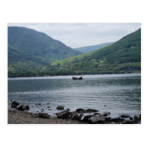 small boat on Loch Lomond postcards