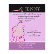 Small Breeds Kennel Doggie Day Care Custom Flyer