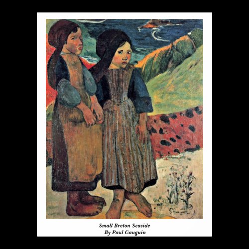 Small Breton Seaside By Paul Gauguin Posters