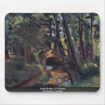 Small Bridge Of Pontoise By Pissarro Camille Mouse Pad
