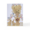 Small bunnies and vase cards