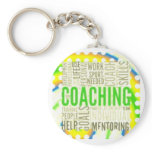 Small Button Coaching Keychain #5 keychains