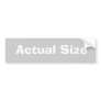 Small Car Bumper Sticker