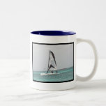 Small Catamaran Sailboat Ceramic Mug