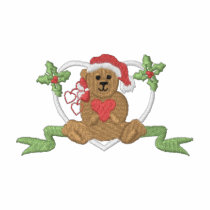 Small Christmas Bear embroidered shirts