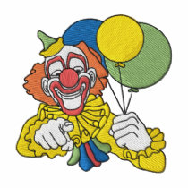 Small Clown embroidered shirts