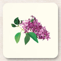 Small Cluster of Pink Lilacs cork coasters