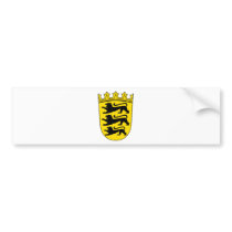 Small coat of arms of Baden-Wuerttemberg Bumper Sticker