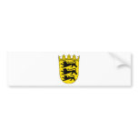 Small coat of arms of Baden-Wuerttemberg Bumper Sticker