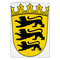 Small coat of arms of Baden-Wuerttemberg Card