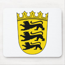 Small coat of arms of Baden-Wuerttemberg Mouse Pad