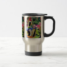 Small Composition (Ii) (House) With Trees Mugs