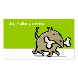 small dog, big bone - dog walking -