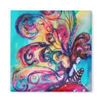 Small Elf of Mushrooms Refrigerator Magnet