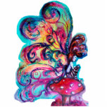 Small Elf of Mushrooms Acrylic Cut Out