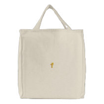 Small F embroidered bags