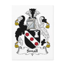 Small Family Crest postcards
