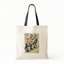 Small festival lantern by Kitagawa, Utamaro Ukiyo Canvas Bag